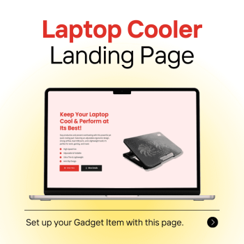 Electronic Gadgets landing page template